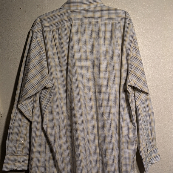 Van Heusen Men's Plaid Button-Up Shirt Pre-owned  Size 18. 34/35 - Picture 12 of 12